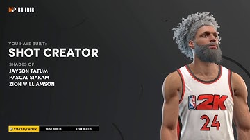 VERY FIRST PLAYMAKING SHOT CREATOR AT POWER FORWARD META BUILD FOR NEXT GEN NBA 2K21