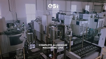 Complete Aluminium CNC Machining Line 🤖🚀 ESI Robotics