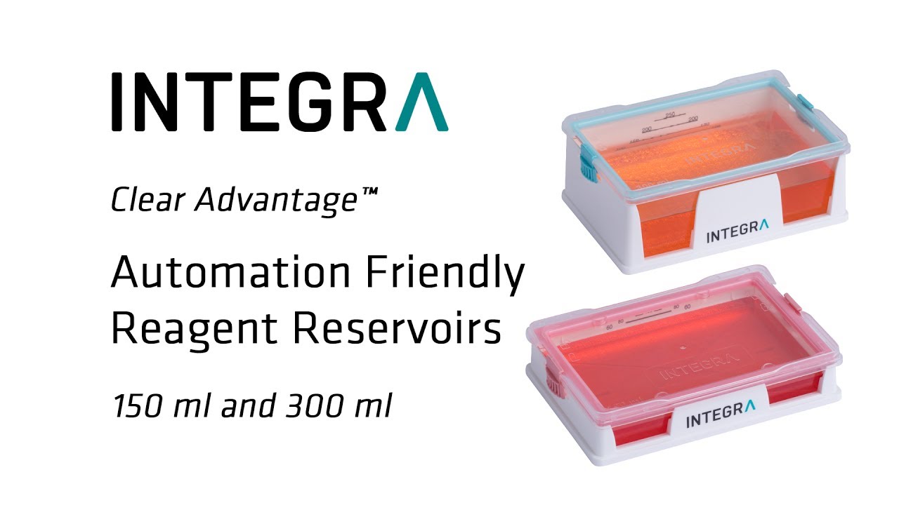 150 and 300 ml Reagent Reservoirs With Lowest Dead Volume (Polystyrene