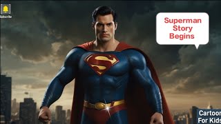 Superman Story 🚁🚁🚁| The Origin of Superman 🚁🚁🚁 |  Superman's Extraordinary Powers 🚁🚁 #cartoon #tales
