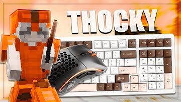 Thocky (Shaders) Keyboard + Mouse Sounds ASMR | Hypixel Bedwars