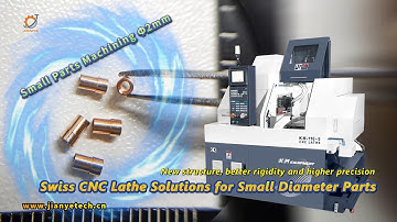 Swiss-Type CNC Lathe Small Parts Machining | New structure, better rigidity and higher precision