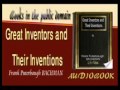 Great Inventors and Their Inventions Frank Puterbaugh BACHMAN Audiobook