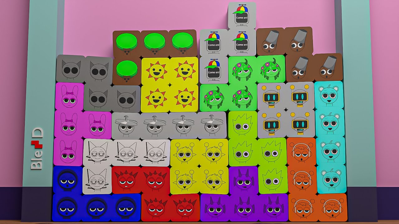 Sprunki Tetris: The Cutest Blocks You'll Ever See!
