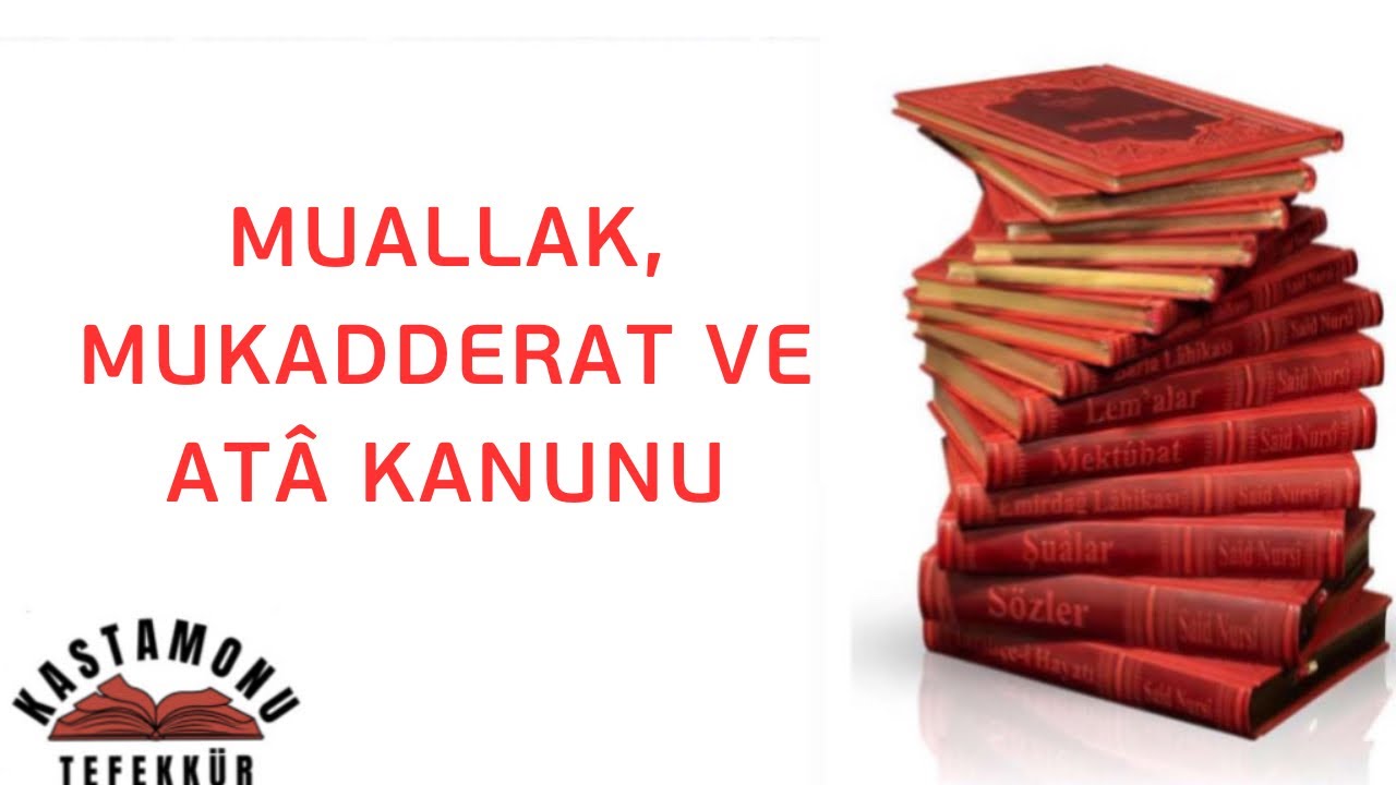 MUALLAK, MUKADDERAT ve ATÂ KANUNU |TAKDİM : MUSTAFA BALTACIOĞLU