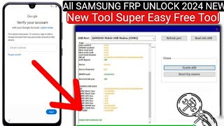 All Samsung FRP Bypass New Tool 2024 -Samsung FRP Remove ADB Fail Free Tool 😇