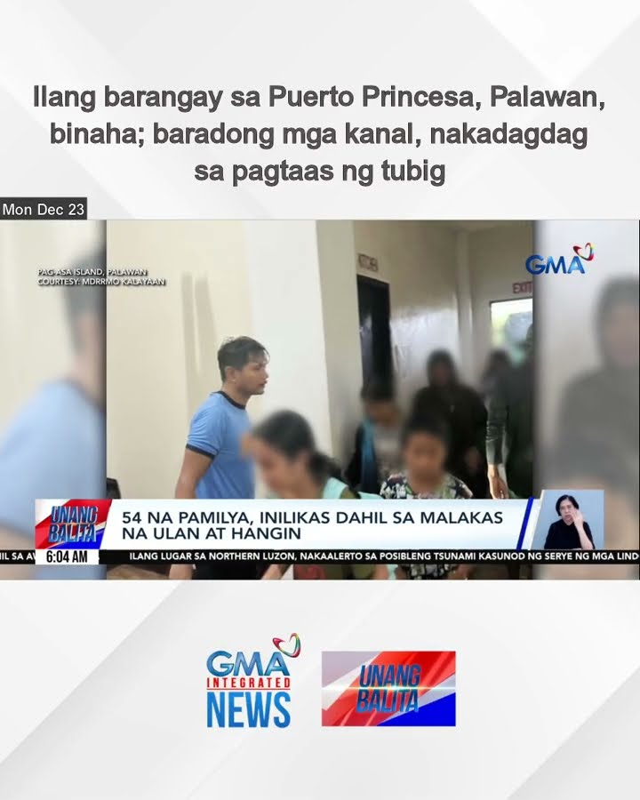 Ilang barangay sa Puerto Princesa, Palawan, binaha; baradong mga kanal,... | Unang Balita