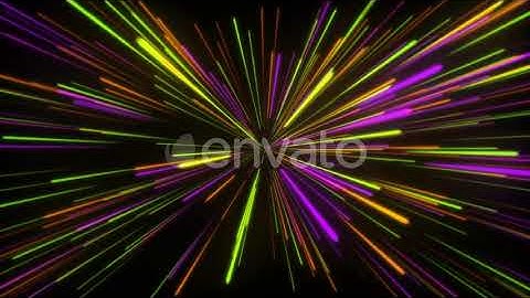 Neon Color Lines | Motion Graphics - Envato elements