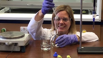 A Level Experiment A23 calculate x using redox titration