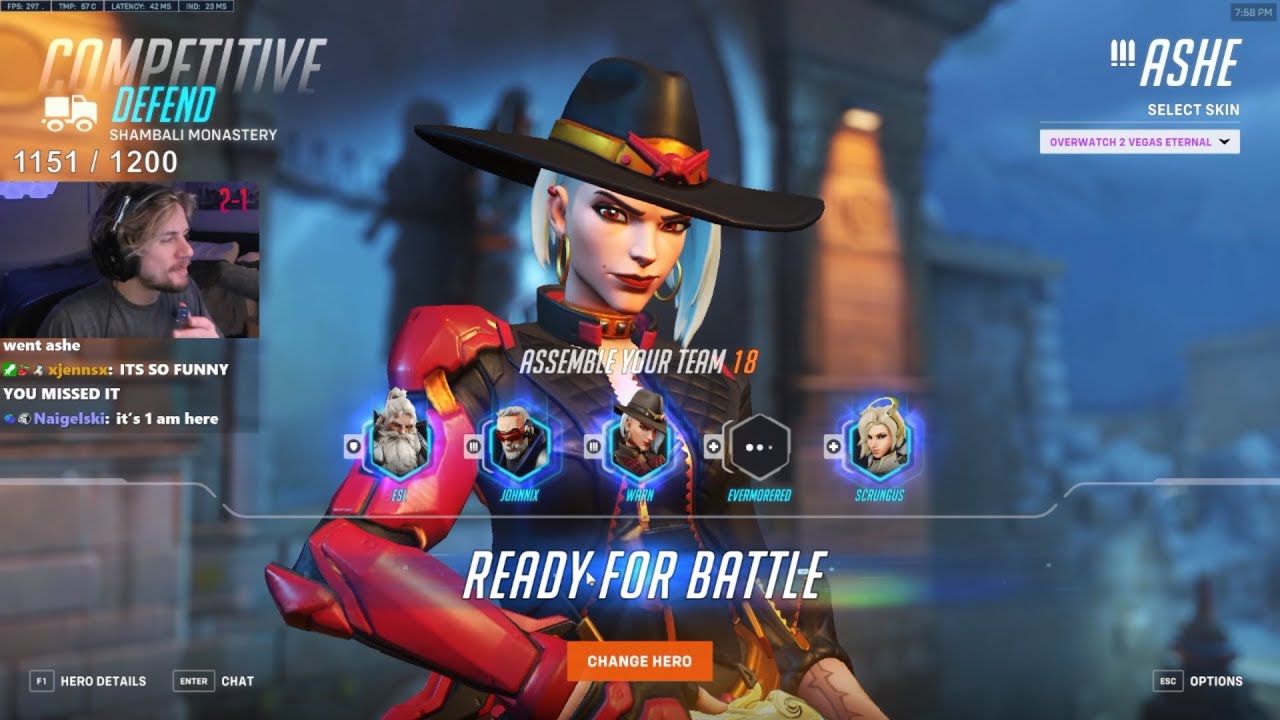 Overwatch 2 Rank 1 Ashe Player Warn Showing His Sick Aim Skills As overwatch-2-rank-1-ashe-player-warn-showing-his-sick-aim-skills-as