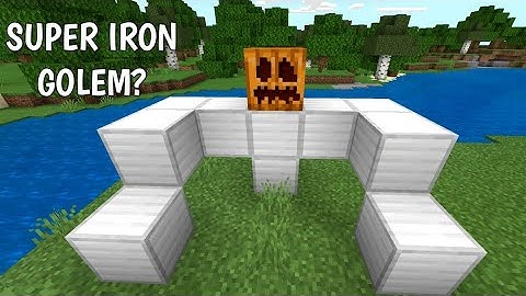Can you summon a Super Iron Golem ?