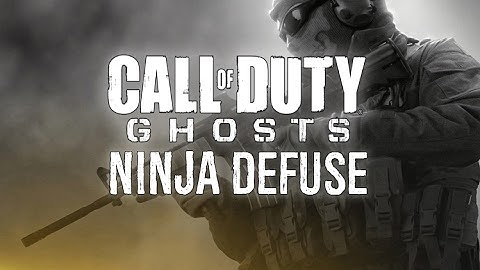 Call of Duty Ghosts Ninja Defuse with Reactions!