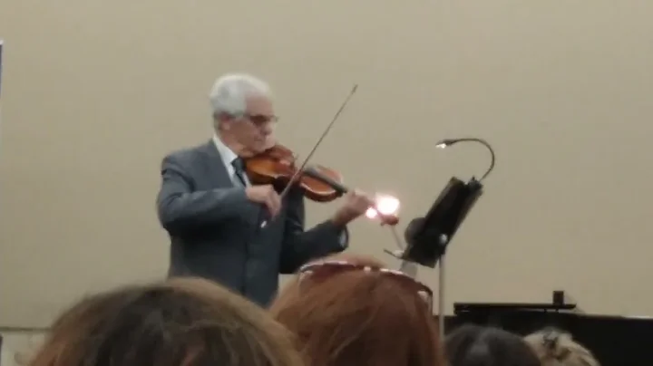 Los Angeles Philharmonic Violinist Paul Stein with...