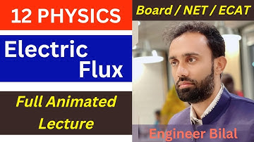 Electric Flux Class 12 Physics Animated Lecture NET/ ECAT ǀǀ Electric Flux Class 12th