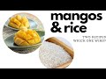 Mango sticky rice vs mango pudding  cook with us and see which is our favorite   