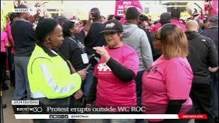2024 Elections | Protest erupts outside Western Cape ROC