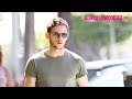 jamie bell goes shopping without his fiance kate mara on melrose ave 71417