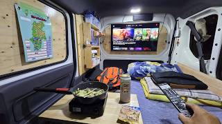 猛暑を避けてエアコンを車載したN-VANで長野を巡る車中泊の旅Part3