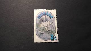Postage stamp. Grenada. ROWING. 1976 Olympic Games Montreal Canada. 1976. Price 2 cents.