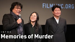 Bong Joon Ho & Song Kang Ho Introduce Memories of Murder