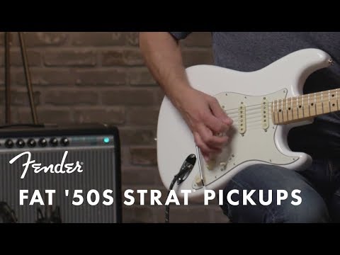 Fender Pre-Wired Strat Pickguard, Custom Shop Fat '50s SSS