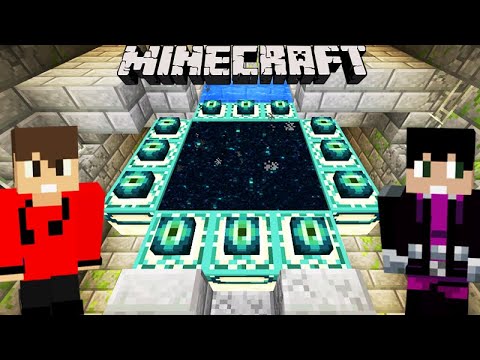 Minecraft: DUPLA SURVIVAL 2.0 - ENCONTREI o PORTAL DO FIM!!! (foi ENGRAÇADO) #237