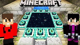 Minecraft: DUPLA SURVIVAL 2.0 - ENCONTREI o PORTAL DO FIM!!! (foi ENGRAÇADO) #237