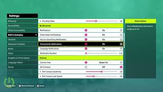 Forza Horizon 6 – How to Change Notification Settings