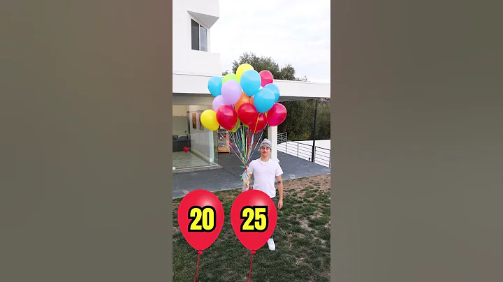 How Many Balloons Does It Take To Make An iPhone Fly? 📱🎈 #shorts