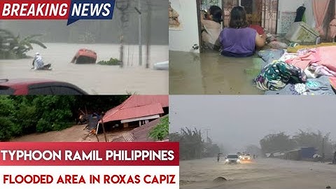 Typhoon Ramil Flooded Roxas Capiz Philippines