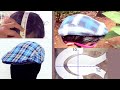 HOW TO MAKE FLAT CAP/stylish men cap simple cutting and stitching