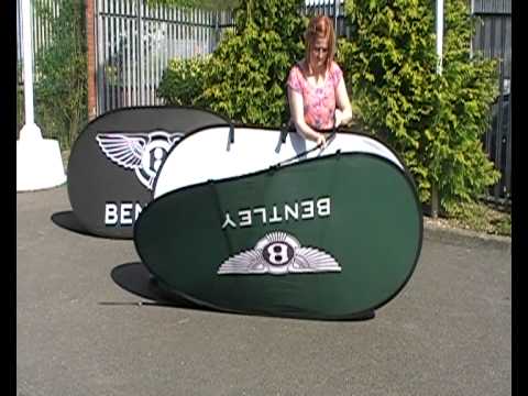 Pop Up Banners - Oval - from Banner Box