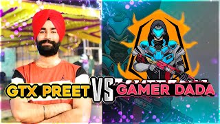 GtxPreet Vs MrGamerDada + Smurf gaming intense Fight Sniper vs Sniper Le headshot