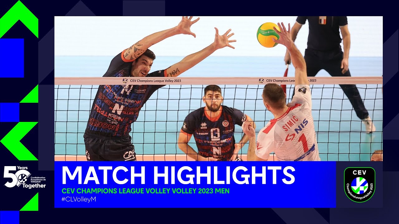 Highlights | MONTPELLIER HSC VB vs. Vojvodina NS Seme NOVI SAD | CEV Champions League Volley 2023