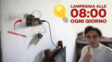 La LUCE della stanza diventa una SVEGLIA STROBOSCOPICA con Arduino e un RTC