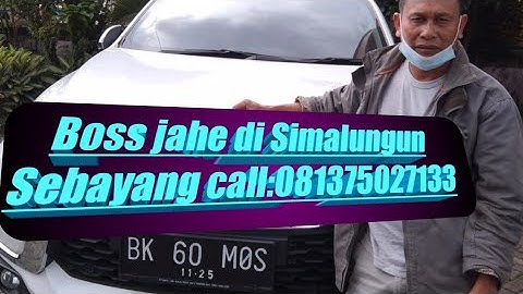 7 Juni 2020 Boss jahe Sebayang masukkan ratusan ton jahe putih dari tiga binanga