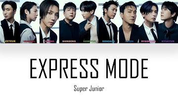 Super Junior Express Mode Lyrics