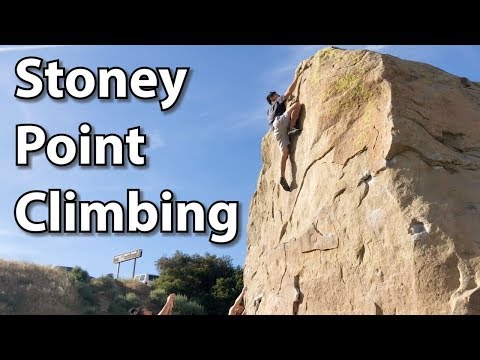 Climbing at Stoney Point - The OG Outdoor Boulders Developed in the Mid 20th Century!