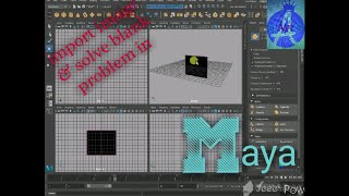 Import image in Maya & solve blank problem