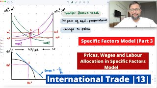 [International Trade] Specific Factors Model | Part 3 | Prices, wages and Labour Allocation | 13 |