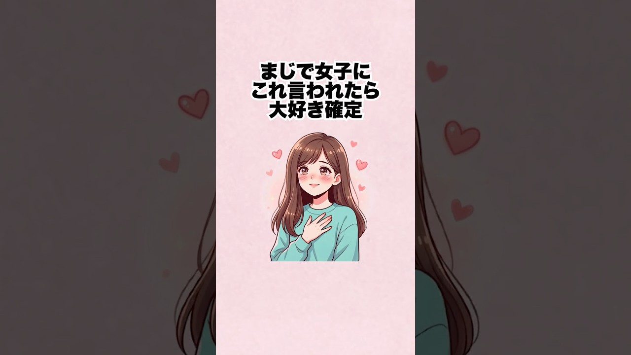 まじで女子にこれ言われたら大好き確定 #雑学 #恋愛 #カップル #結婚