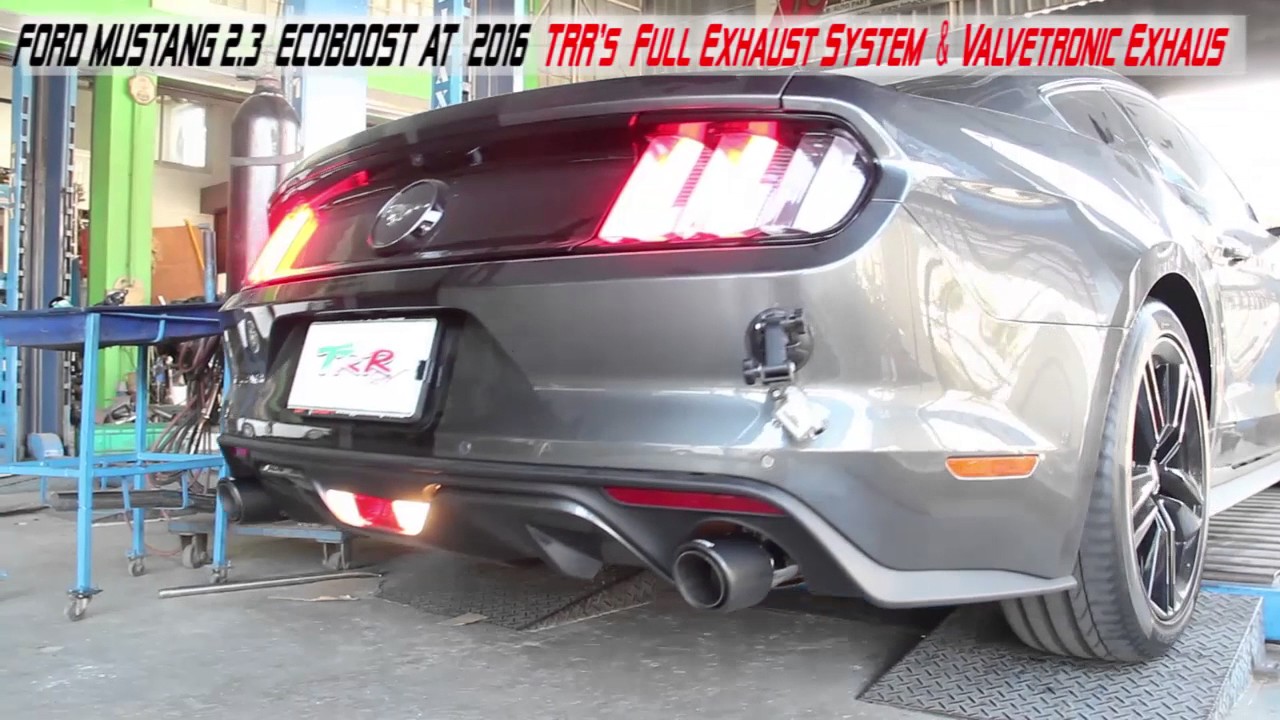 FORD MUSTANG 2.3 ECOBOOST AT 2016 TRR's Full Exhaust System