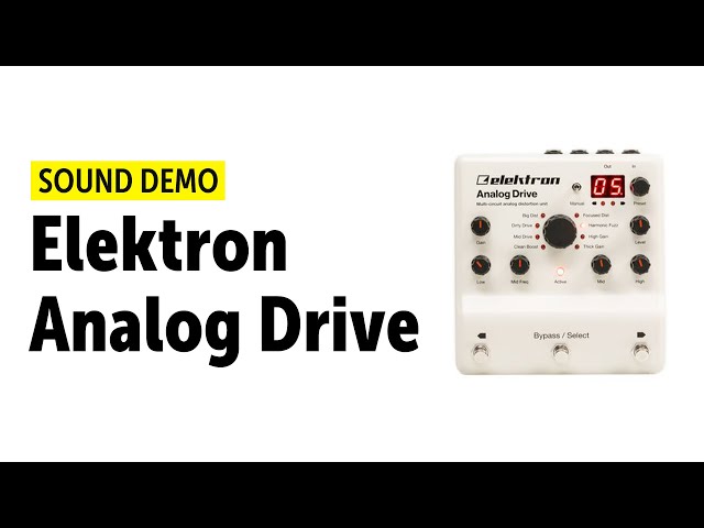 elektron Analog Drive. fuzz.overdrive