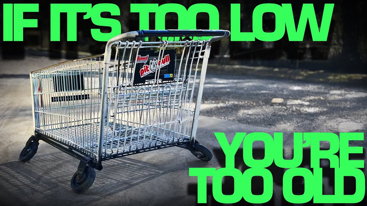 The most polarizing Facebook Marketplace build we've ever seen: slammed shopping cart