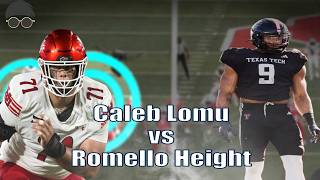 ✭New England Patriots OT Caleb Lomu vs EDGE Romello Height 1 on 1 Film session || Voch Lombardi Live