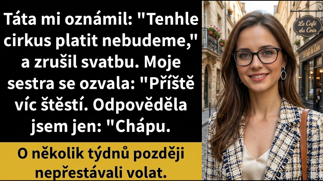 Můj otec zvedl sklenku, podíval se mi přímo do očí a před celou restaurací pronesl větu, která mi zbořila svět: „Nebudu financovat cirkus.“ Seděla jsem tam, v těch šatech, co mi vybrala matka,...