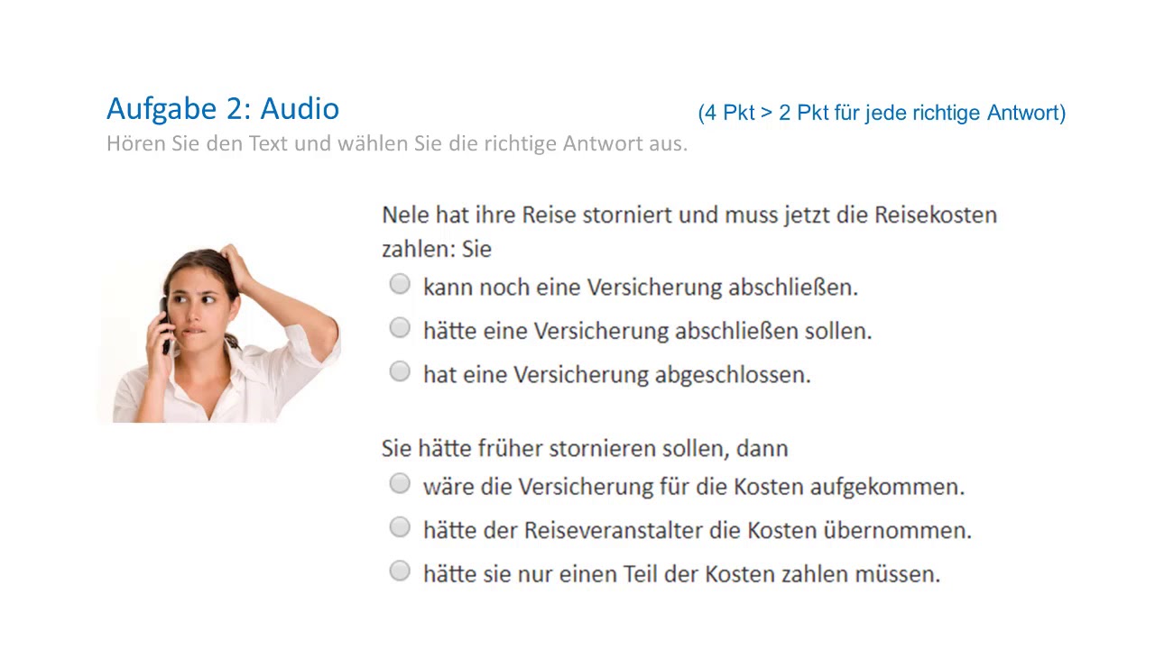 Teste dein Deutsch B1 plus B2.1 - YouTube