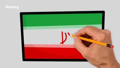Iran Flag Drawing Tutorial for Kids