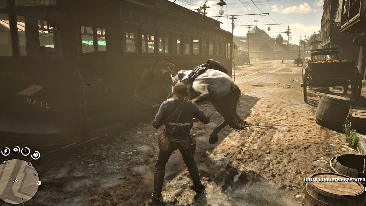 Red Dead Redemption 2 - What Happens When You Punch Your Horse (Or Slap Its Butt)