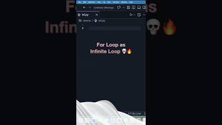 While Loop vs For Loop 😳 | Infinite Loop in Python 🔥